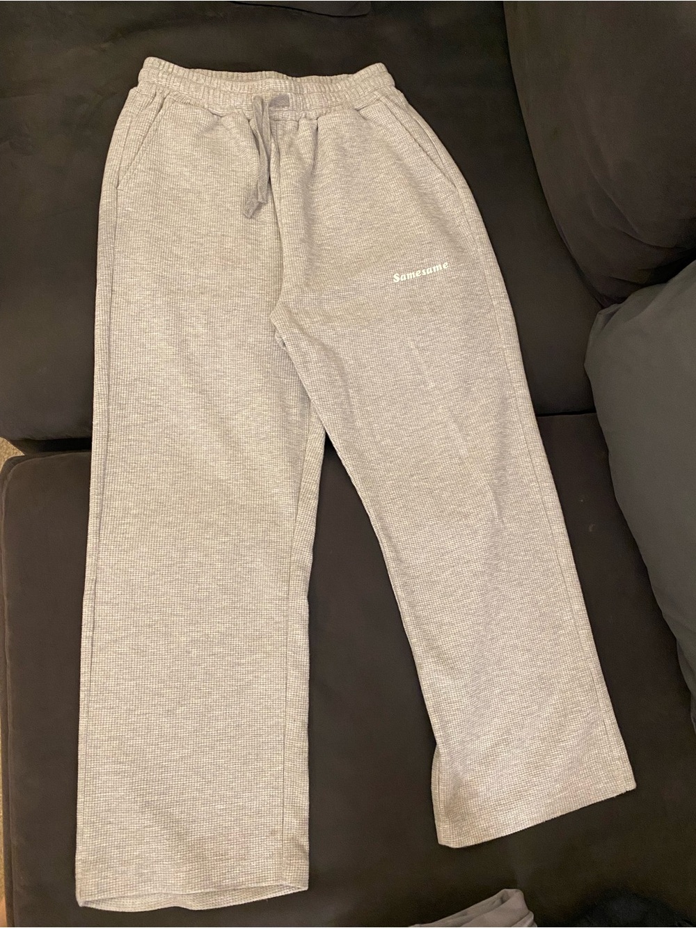 Gray Sweatpants - Cozy Elastic Waist Bottoms